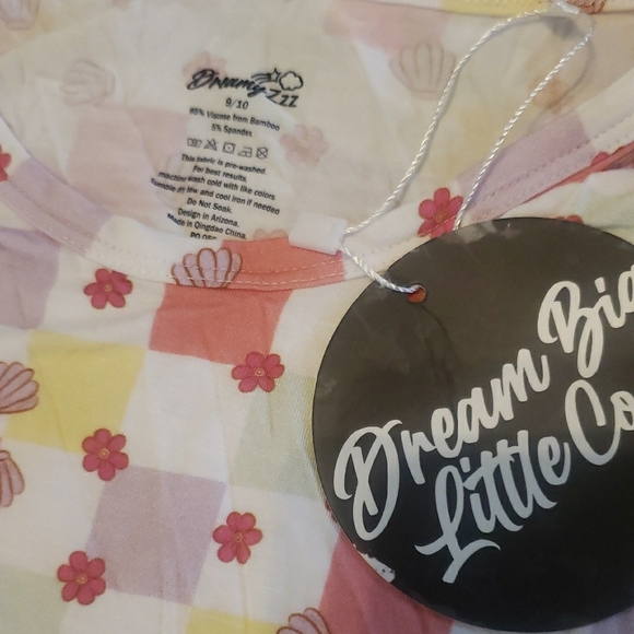 Dream Big Little Co Pink and Yellow Patterned Dress - Picture 2 of 4